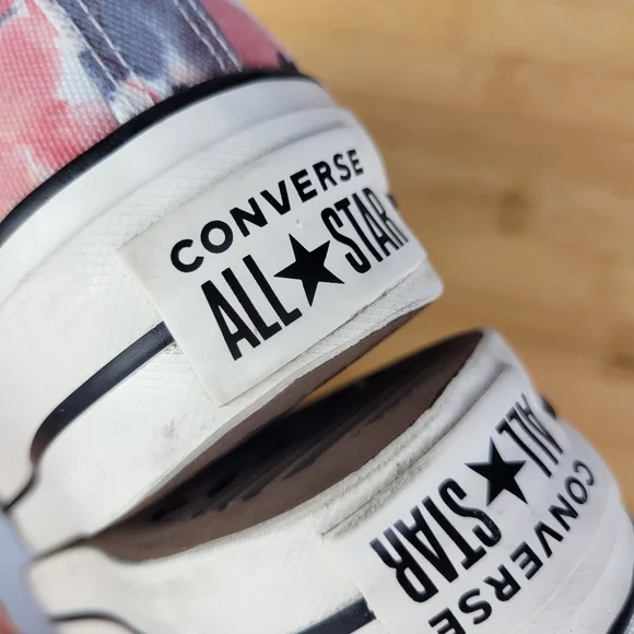 Womens Sz‎ 8.5 Pink & White Converse CTAS Lift Ox Platform Sneakers
